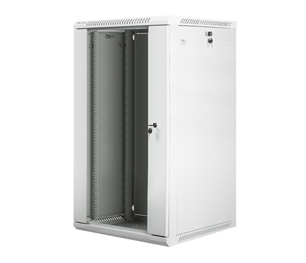 LANBERG Szafa instalacyjna wisząca 19 22U 600X600mm szara (drzwi szklane) WF01-6622-10S - 455403 - zdjęcie